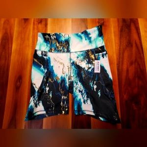 Brand new old navy bike shorts, size L. Blue and gold.